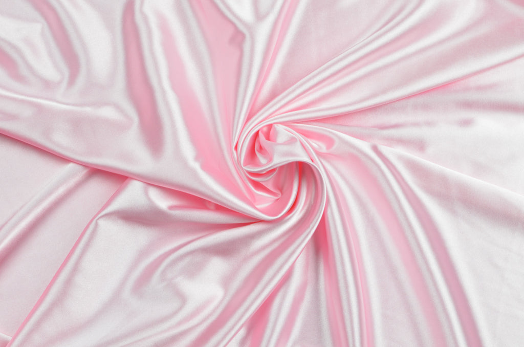 Stretch Satin Charmeuse Baby Pink