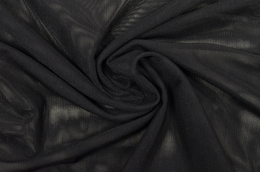 Stretch Mesh Black– Ann's Fabric Shop